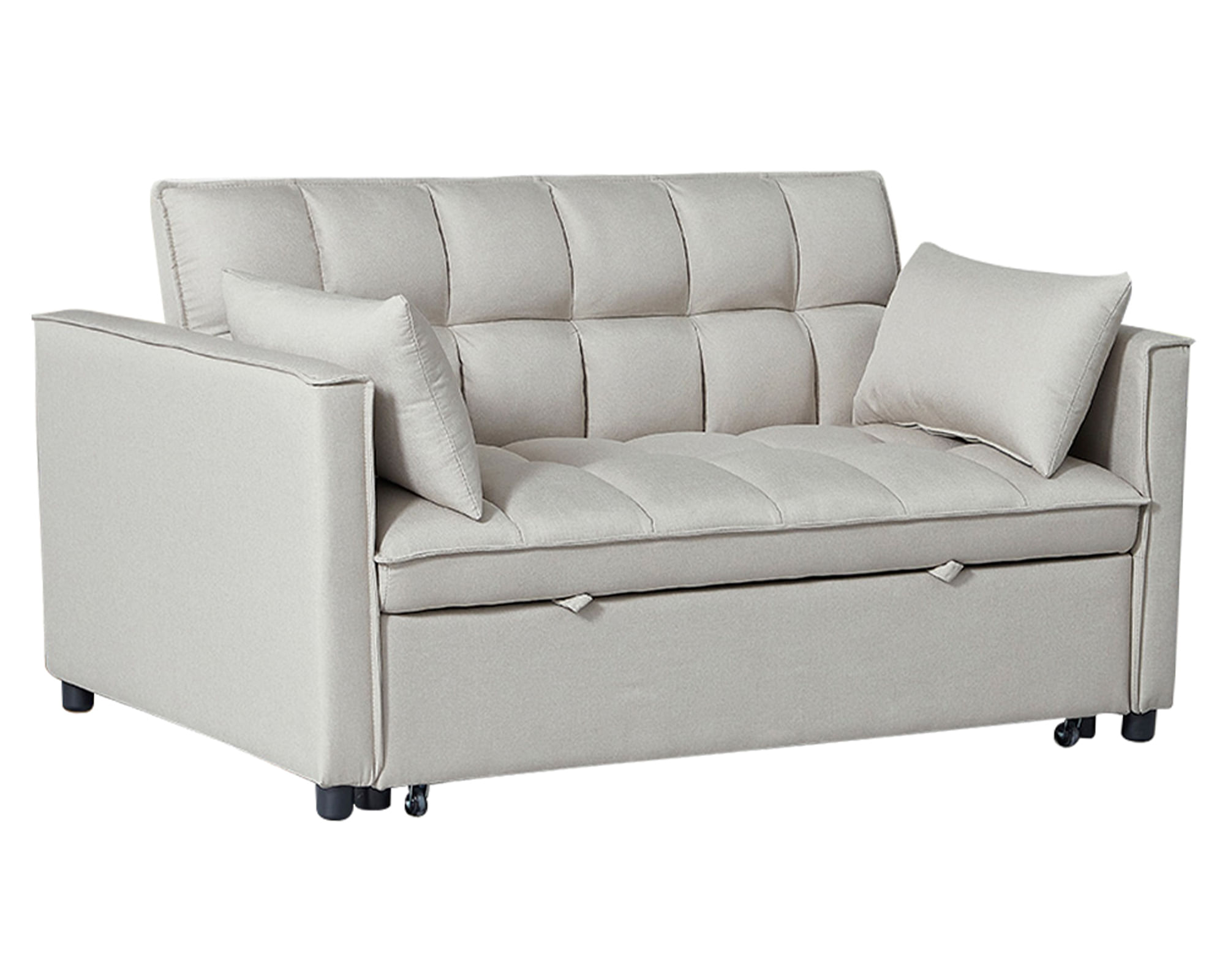 Genérico Sofá cama Brela tela beige