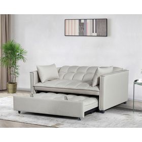 Sofá cama Brela tela beige