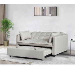 Sofá cama Brela tela beige