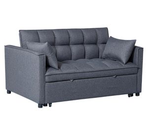 Sofá cama Brela tela gris