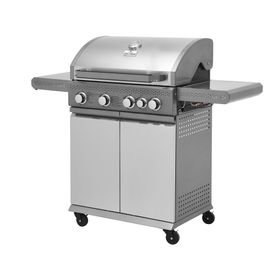 Parrilla a gas 4 quemadores + lateral