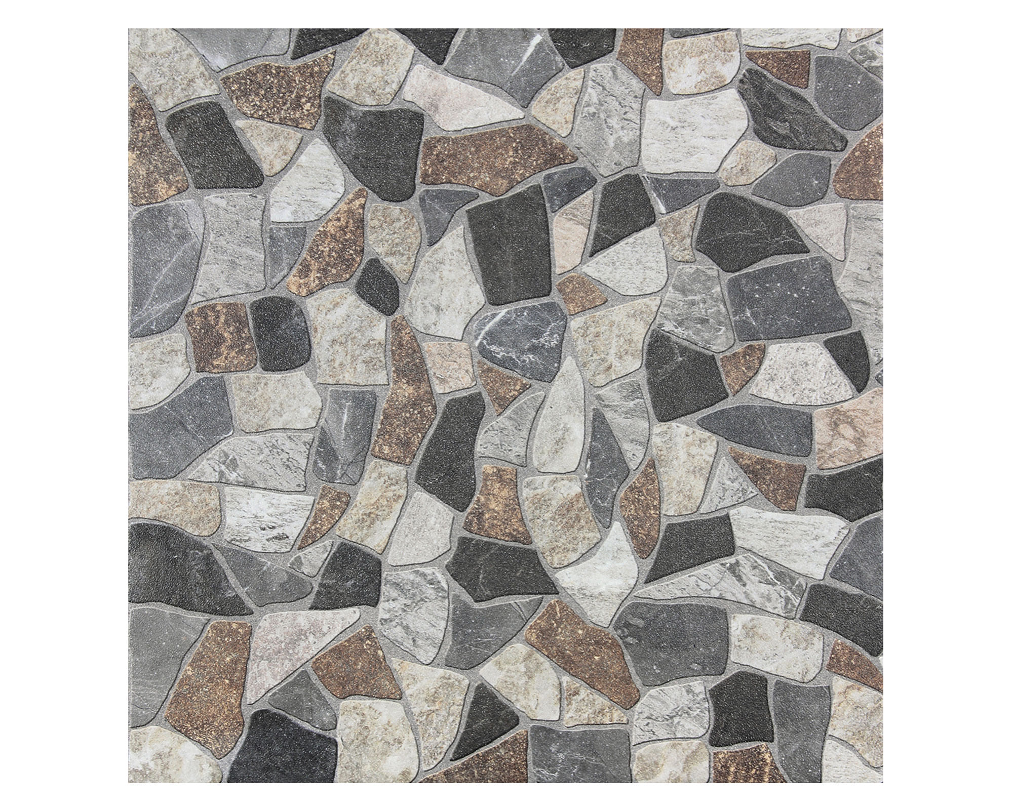 Cerámica para piso Rio Mix gris 45x45 cm 2.23 m2