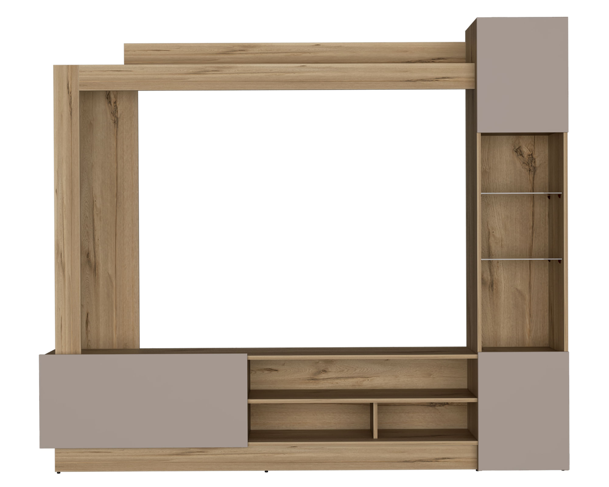 TuHome Estante Nizza TV 65" duna/taupe
