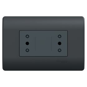 Placa Genesis armada dúplex 10 A 2P+T monoblock