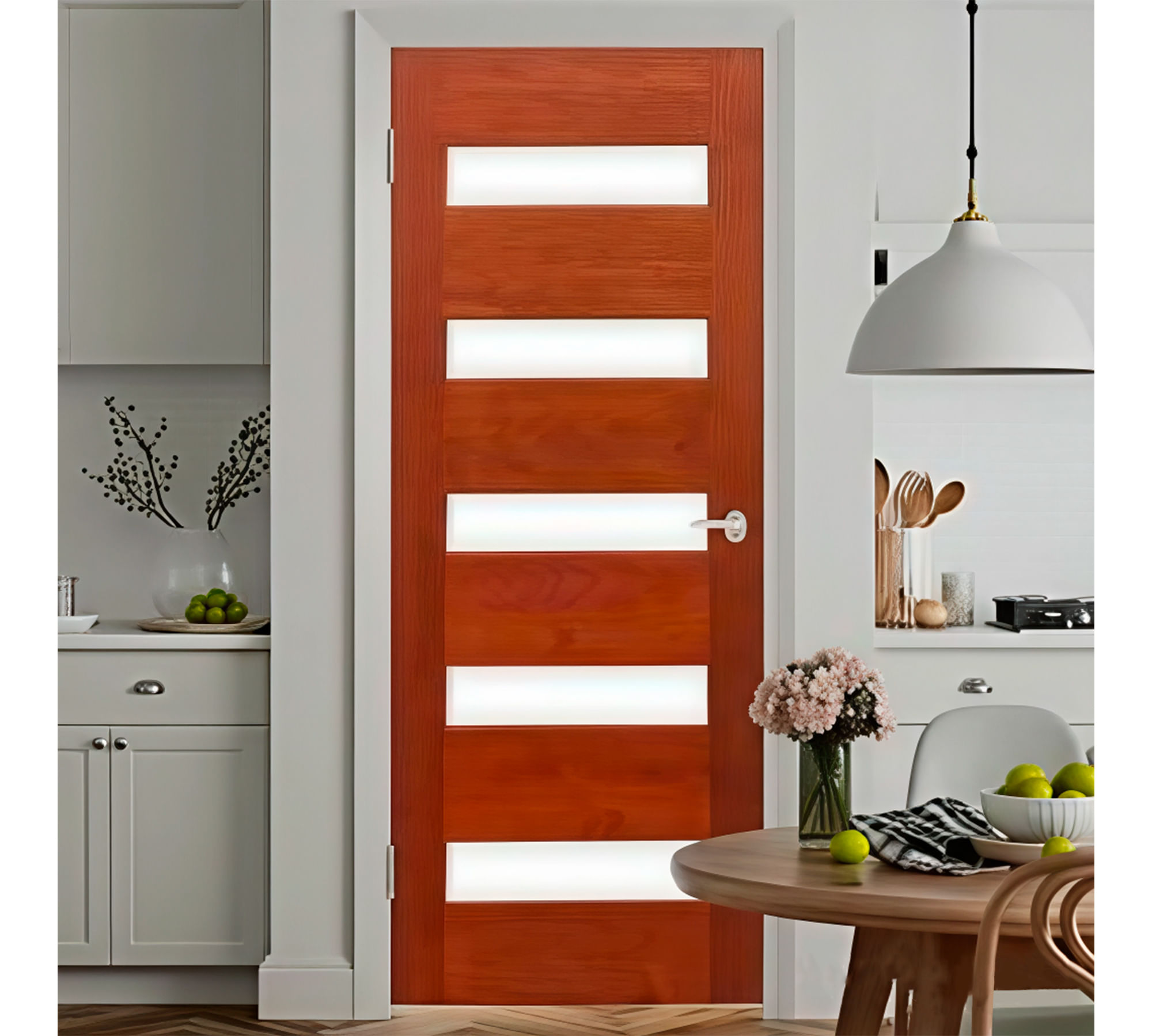 ☆Eruza☆ Puerta ingeniera Andaluz cerezo 200x80 cm | Easy.cl