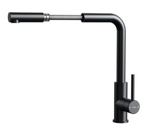 Monomando lavaplatos Uni 9331 BK eco negro mate