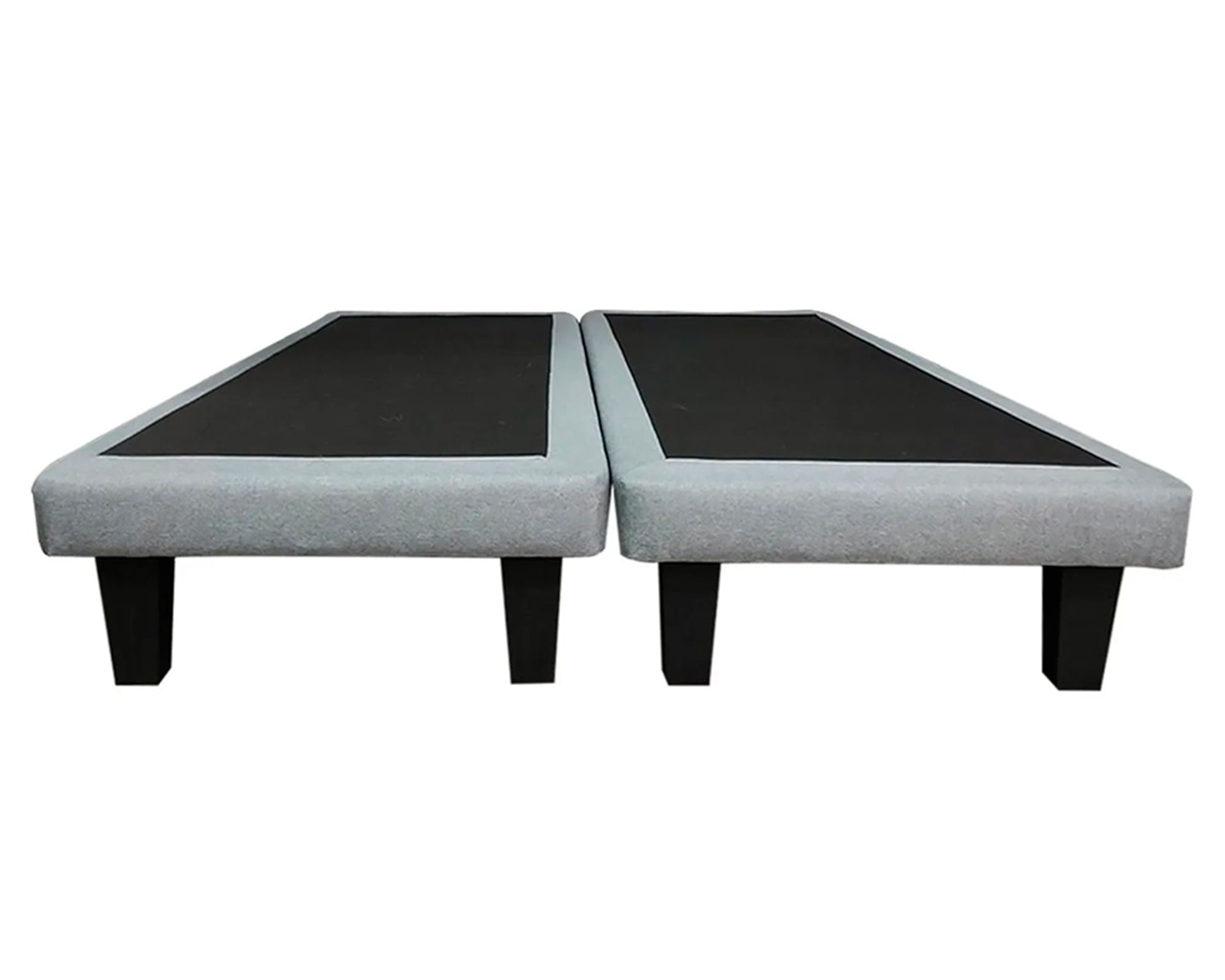 Illusions Base cama europea gris 2 plazas