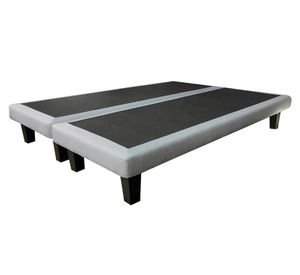 Base cama europea gris 2 plazas