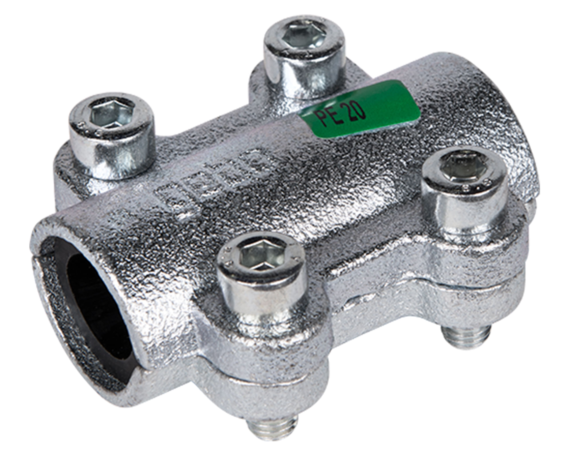 Abrazadera corta para tubo plástico 20 mm 3/4''