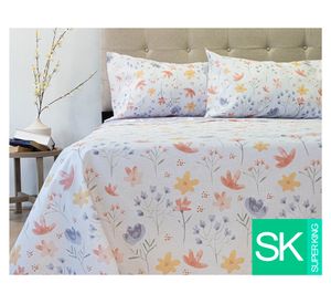 Sábana Súper King 144 hilos Premium Composé Tile