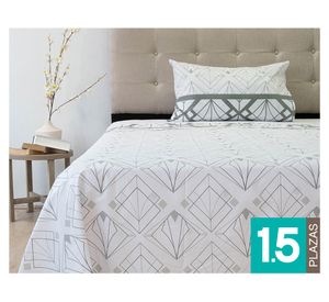 Sábana 1.5 plazas 144 hilos Premium Composé Victorian