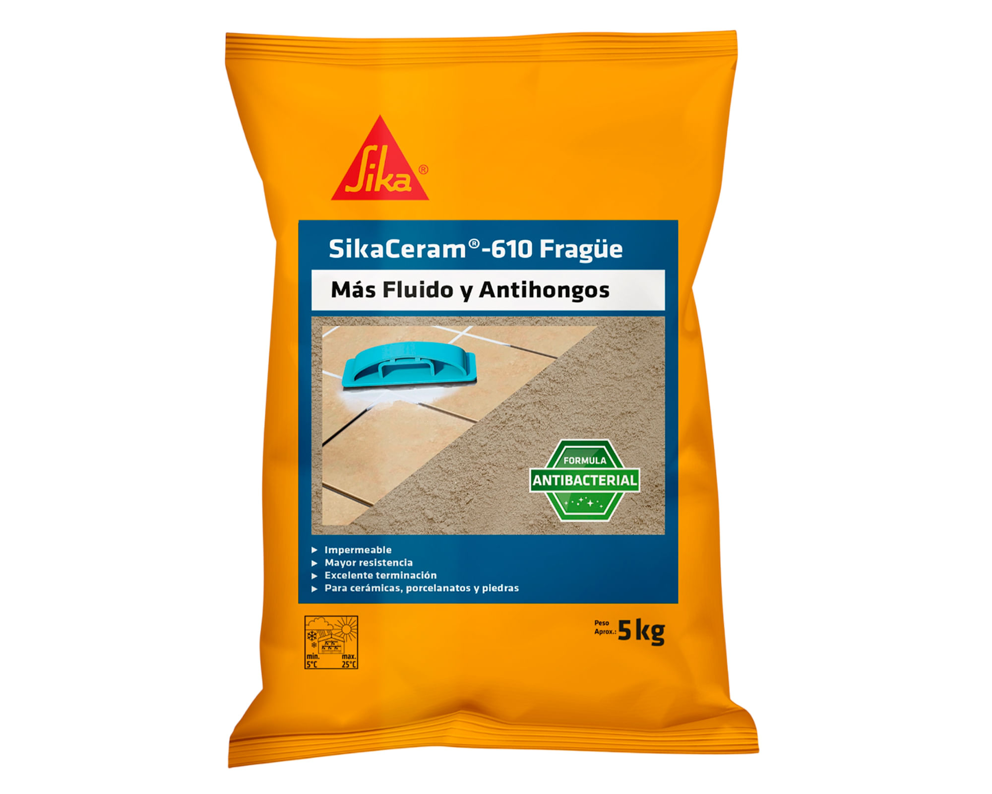 Fragüe Sikaceram 5 kg almendra