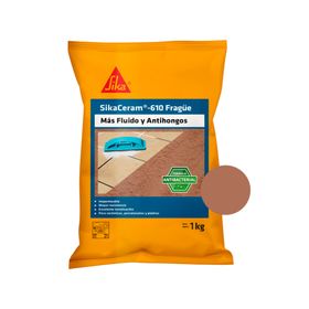 Fragüe Sikaceram 1 kg café oscuro