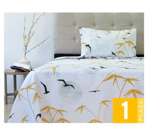 Sábana 1 plaza 144 hilos Premium Composé Sunset