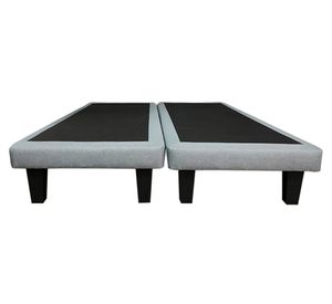 Base cama europea gris King