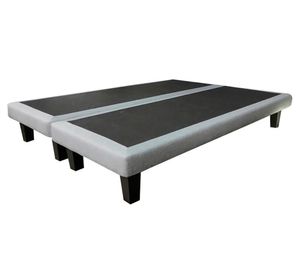 Base cama europea gris King