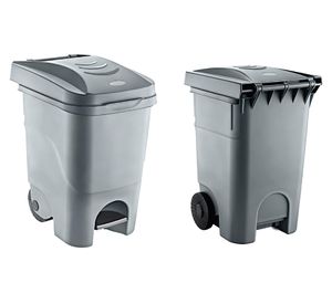 Basurero 60 litros Pedal con ruedas Cotidiana