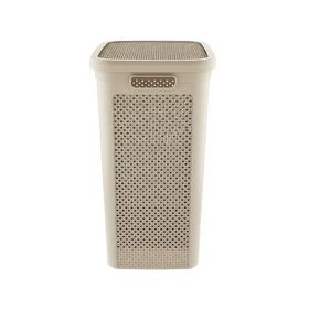 Hamper con asas Textura 48 lt arena