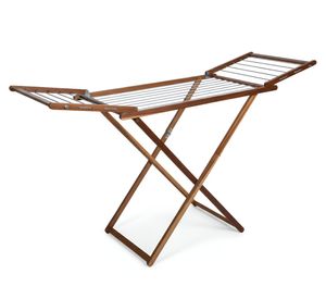 Tendedero pie con alas 13 m de secado madera