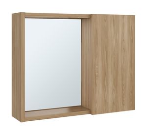 Botiquín espejo Alessi fresno europeo 40.3x50.5x11.1 cm