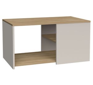 Mesa de centro rectangular Adel 42.1x80.1x45.1 cm capri/fresno europeo