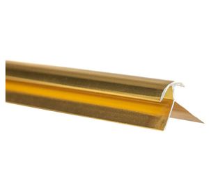 Perfil esquinero exterior dorado 2.5 m