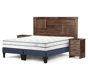 Cama europea 2 plazas Autonomy Sky base dividida + Set Dolce
