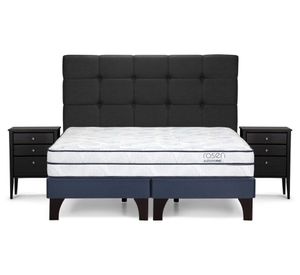 Cama europea 2 plazas Autonomy Sky base dividida + Set Issey