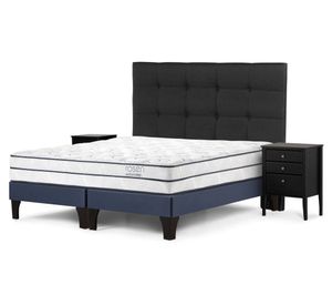 Cama europea 2 plazas Autonomy Sky base dividida + Set Issey