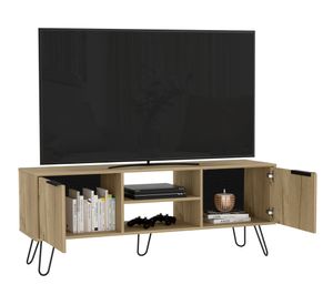 Rack TV 65" Augusta 2 puertas duna/wengue