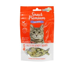 Snack para gato Premium adulto catnip y salmón 65 g