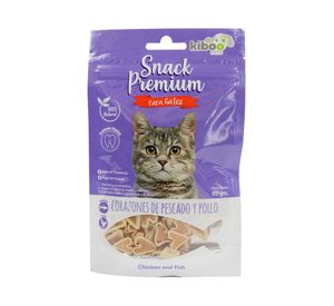 Snack para gato Premium adulto pescado y pollo 65 g