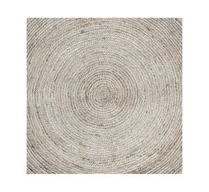 Alfombra redonda Braided yute arena 150x150 cm