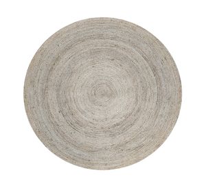 Alfombra redonda Braided yute arena 200x200 cm