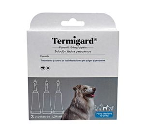 Antiparasitario para perros Pipeta 1.34 ml 3 un.