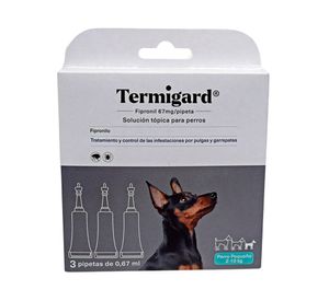 Antiparasitario para perros Pipeta 0.67 ml 3 un.