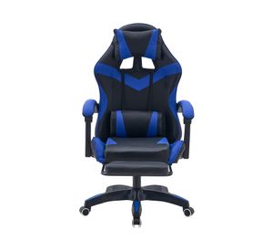 Silla gamer Julian negro/azul