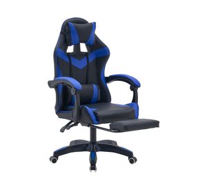 Silla gamer Julian negro/azul