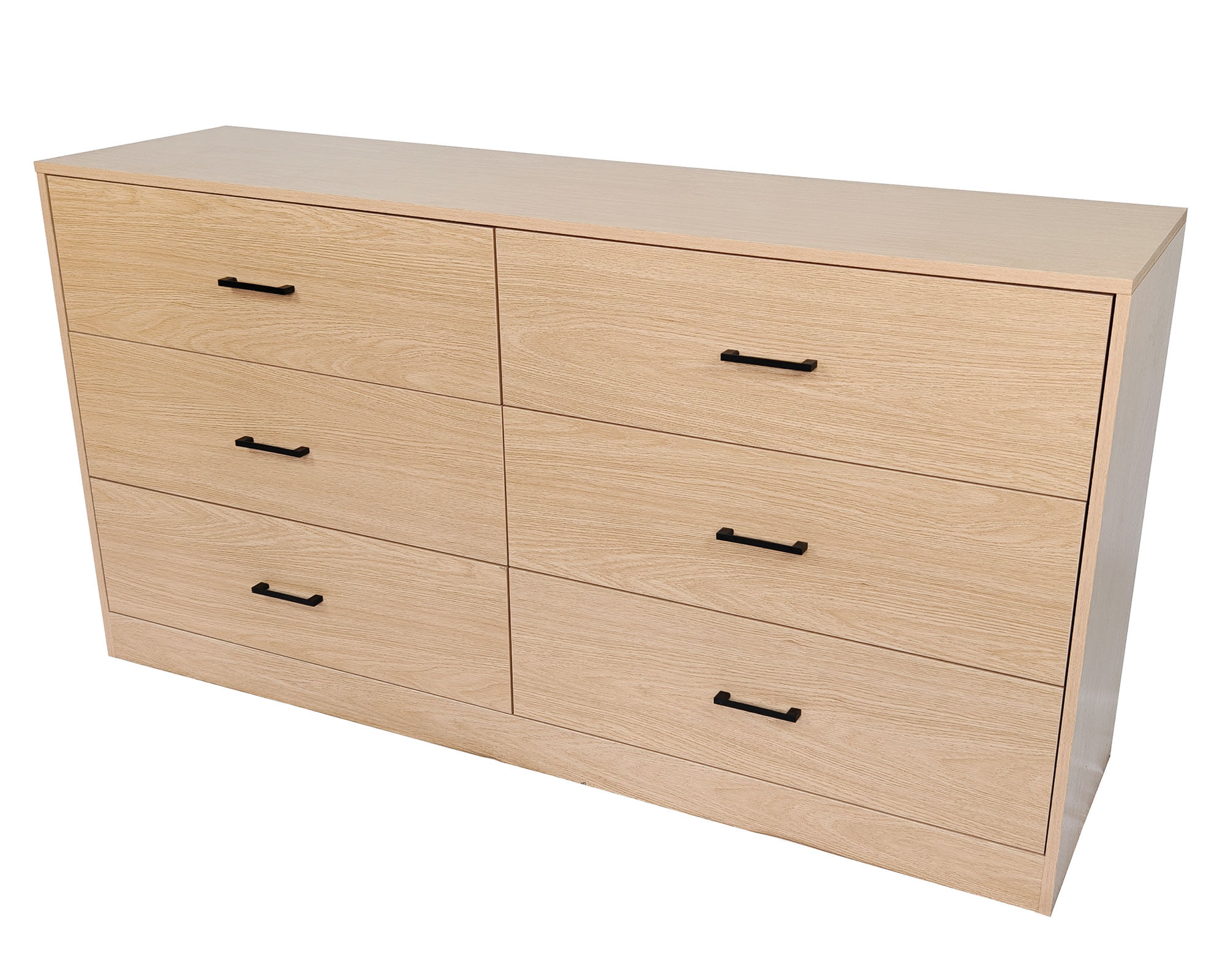 M+Design Cómoda Hill natural 6 cajones