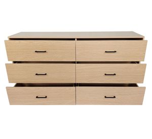 Cómoda Hill natural 6 cajones