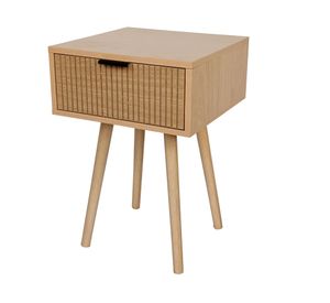 Velador Goja natural 1 cajón