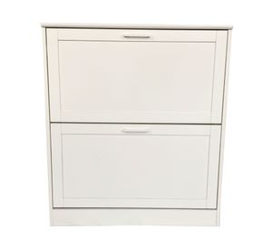 Zapatera Java blanco 2 puertas basculantes