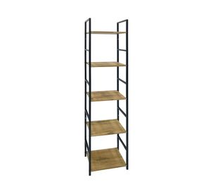 Repisa Joel negro/natural 29x24x144 cm