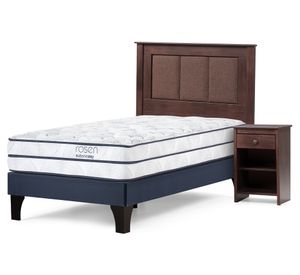 Cama europea Autonomy Sky 1.5 plazas + set Rachel