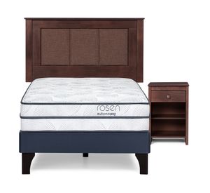 Cama europea Autonomy Sky 1.5 plazas + set Rachel