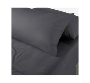 Juego sábanas king 180 hilos Lisa charcoal