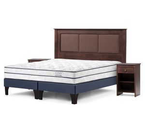 Cama europea Autonomy Sky 2 plazas base dividida + set Rachel