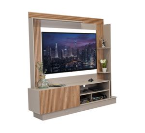 Estante TV 70" Doha taupe/miel