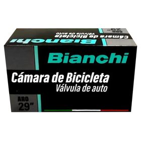 Cámara bicicleta válvula auto negro  aro 29