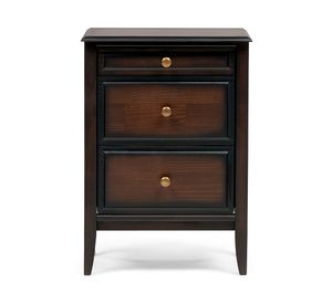 Velador Opera II 3 cajones